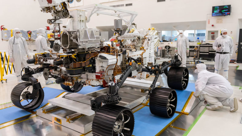 NASA Primo test guida di Mars 2020 Rover