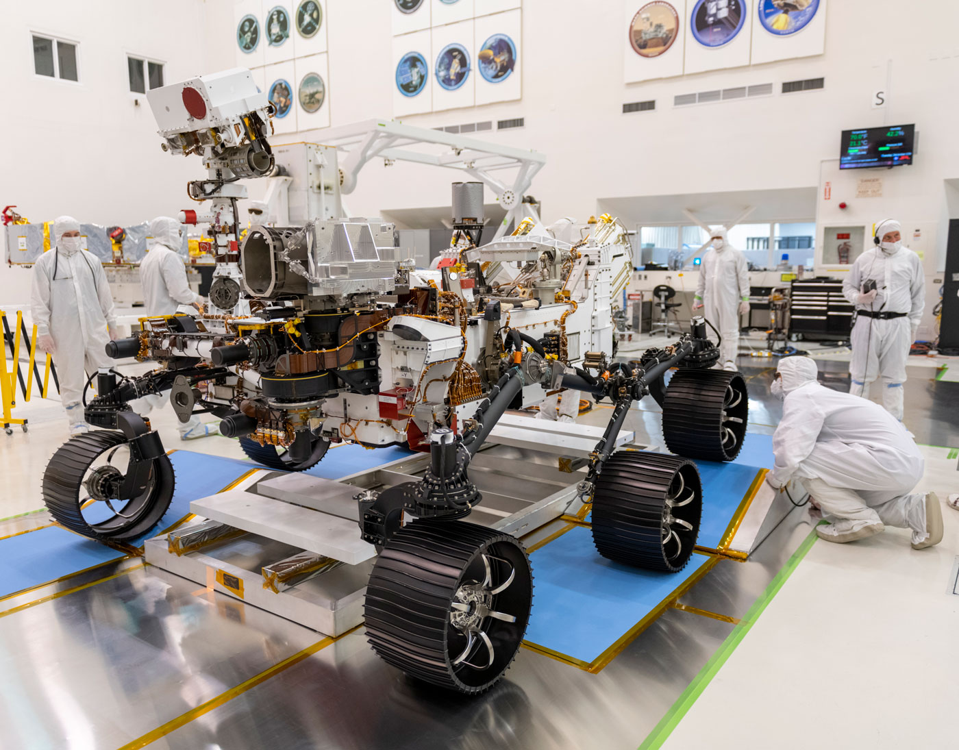 NASA Primo test guida di Mars 2020 Rover