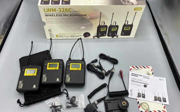 LENSGO LWM-328C kit radio microfono Lavalier 2 trasmettitori + 1 ricevitore ENG 28-09-2022